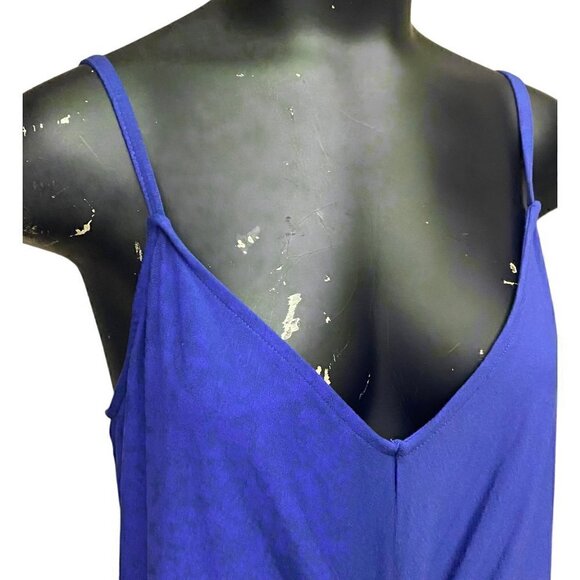 NEW AVA & VIV Twist Front Midi Dress in Royal Blue Size XXL - Picture 2 of 7